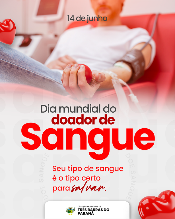 14 de junho - Dia do doador de sangue