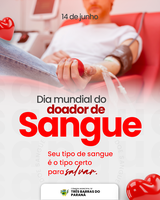 14 de junho - Dia do doador de sangue