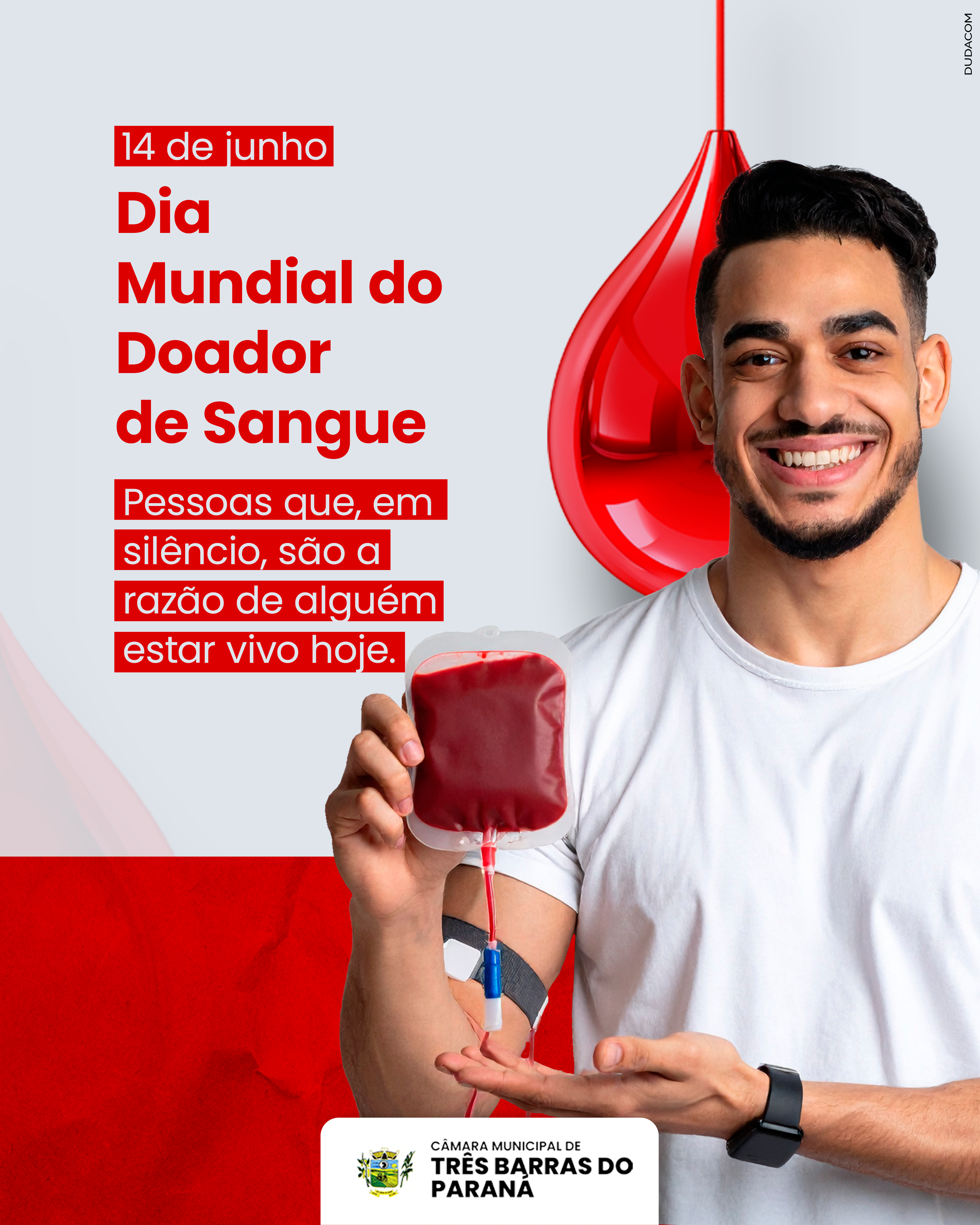 14 DE JUNHO - DIA MUNDIAL DO DOADOR DE SANGUE