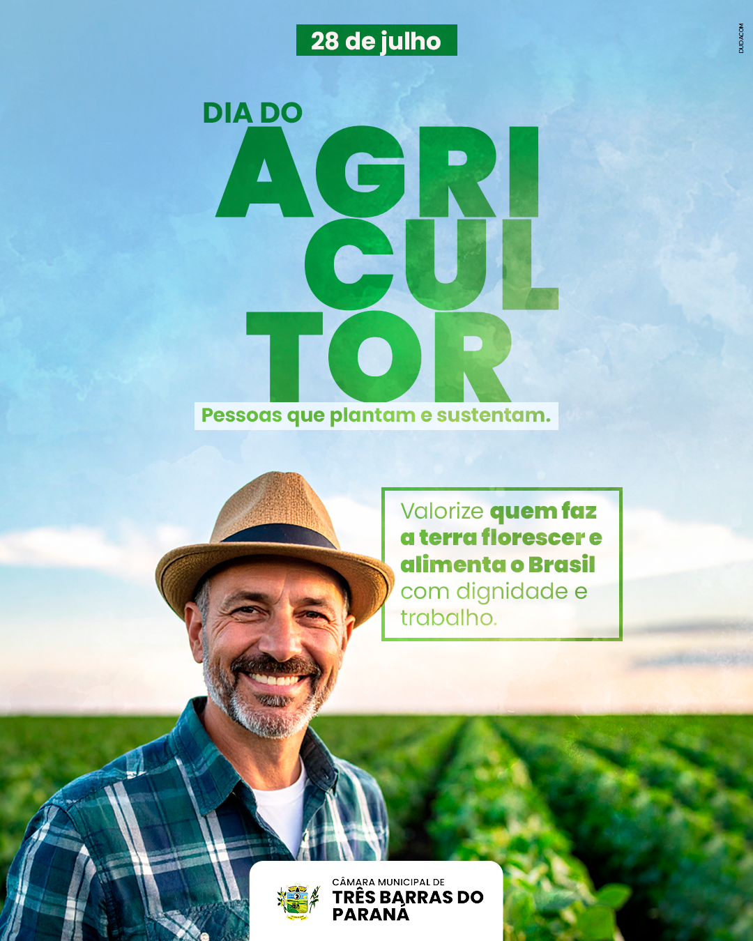 28 DE JULHO - DIA DO AGRICULTOR