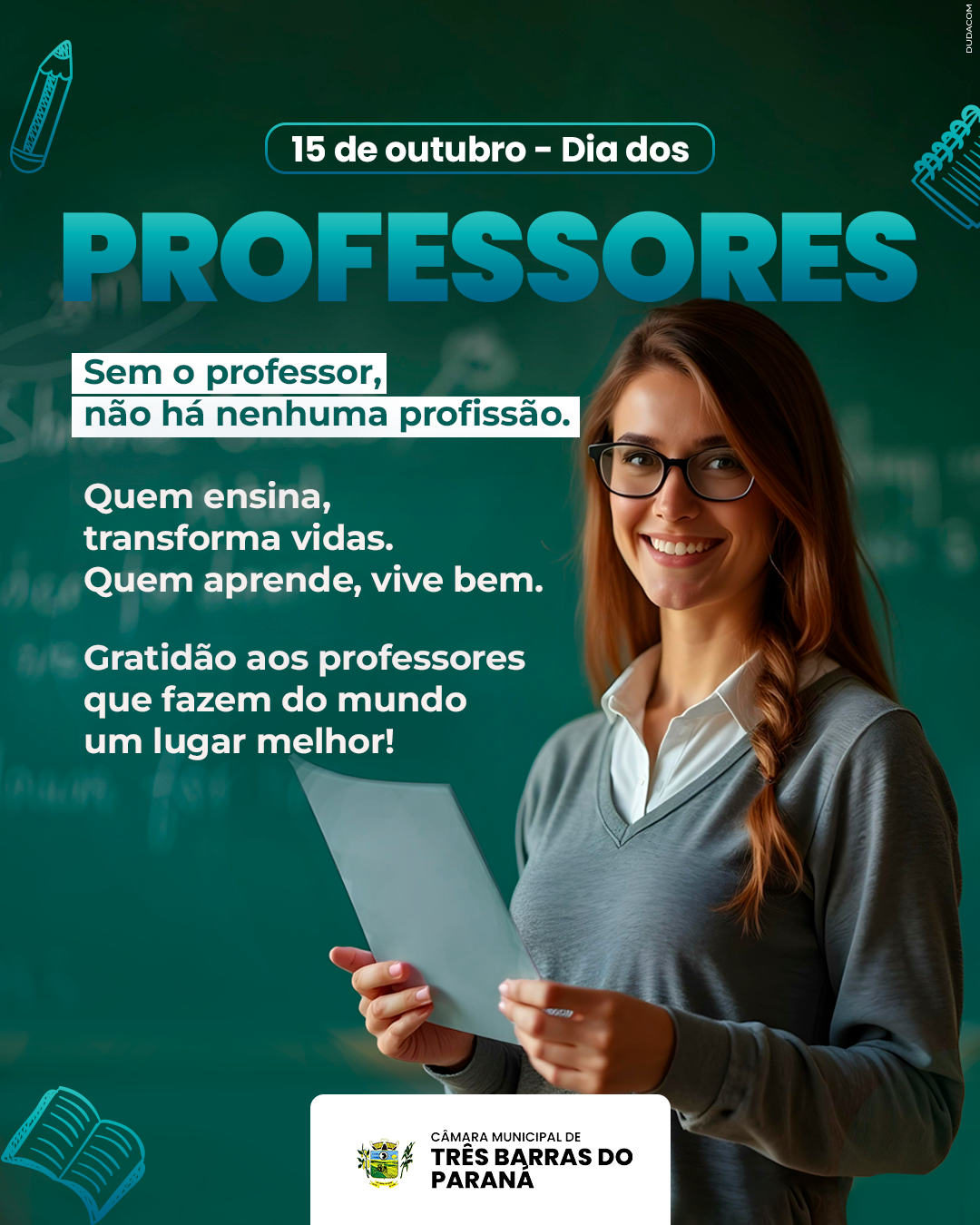 Dia 15 de outubro - Dia do Professor